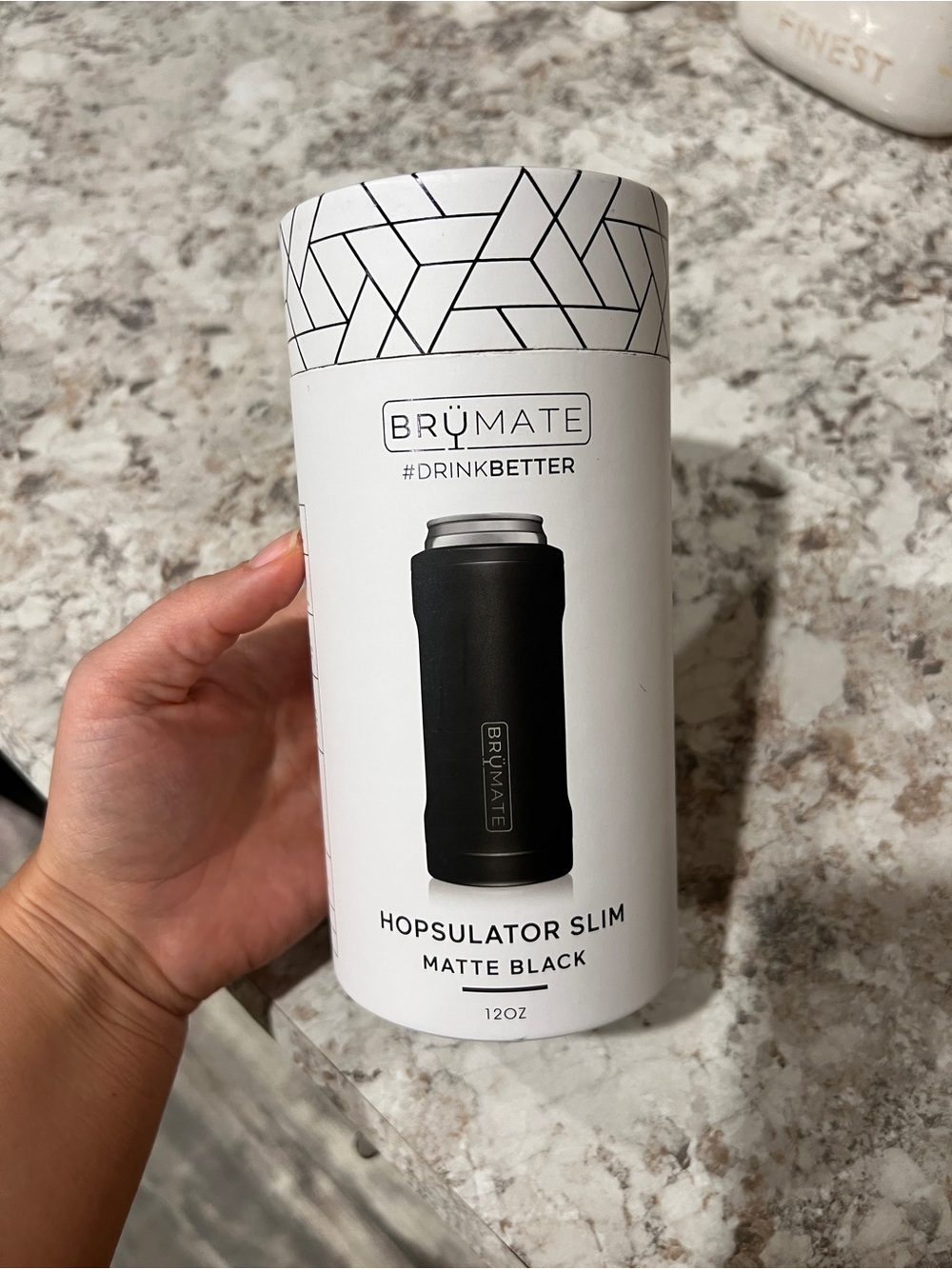 BrüMate Hopsulator Slim Insulated Can Cooler - Matte Black